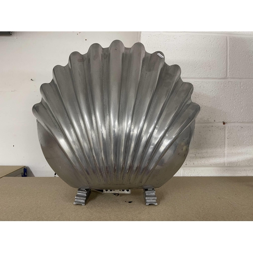 37 - Decorative Arts: Decorative Arts: A Mid century novelty heater by Caton in the form of a clam shell,... 