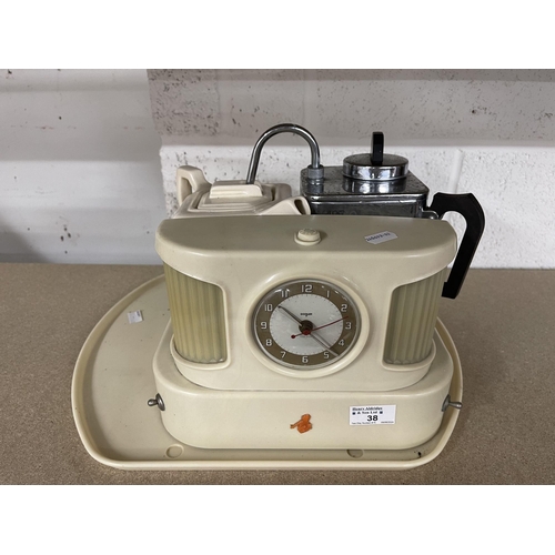 38 - Design Design: 'Goblin Teasmade' model no. 25 circa 1955, not tested.