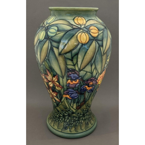 557 - Ceramics: Ceramics: A Moorcroft Pottery baluster vase in the Rain Forest pattern, limited edition 14... 