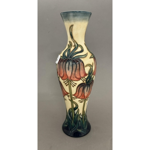 569 - Ceramics: Ceramics: A Moorcroft pottery vase decorated in the Crown Imperial pattern by Rachel Bisho... 