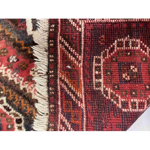 57 - Rugs & Carpets: Rugs & Carpets: Modern Shiraz carpet, Persian hand knotted hand spun wool, geome... 