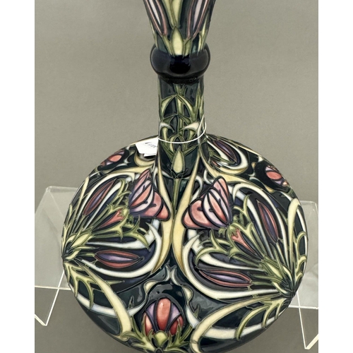 577 - Ceramics: Ceramics: A Rachel Bishop for Moorcroft Pottery tube lined bottle style vase, number 23 of... 