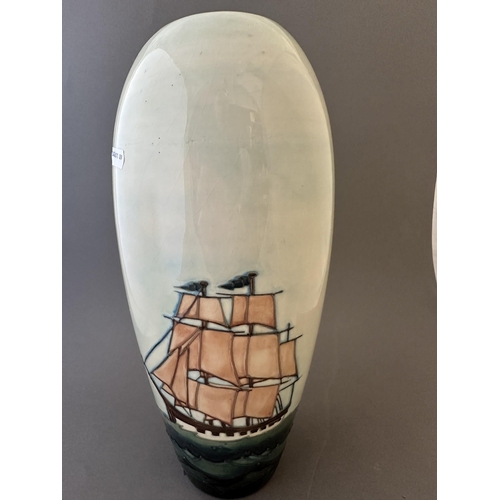 600 - Ceramics: Ceramics: A limited edition Moorcroft vase in the 'HMS Sirius' pattern designed by Sally T... 