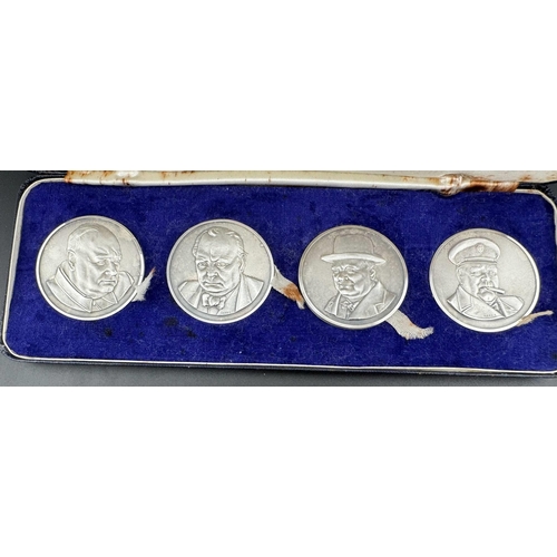 734 - Coins: Coins: A limited edition Toye, Kenning & Spencer 1974 four silver crown set produced to c... 