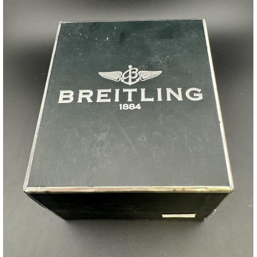 738 - Watches: Watches: Breitling Bentley Motors Automatic with unusual tan strap, 48mm, box, outer sleeve... 