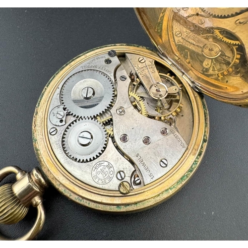 742 - Watches: Watches: Moeris gold-plated early 20th century pocket watch. 2ins.