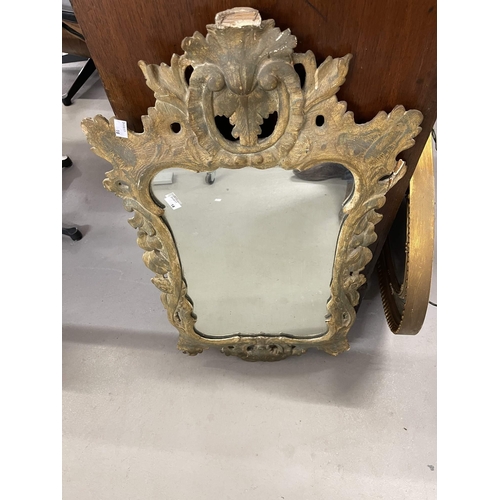 96 - Furniture/Mirrors: Furniture/Mirrors: A group of three mirrors to include one 19th cent. oval mirror... 