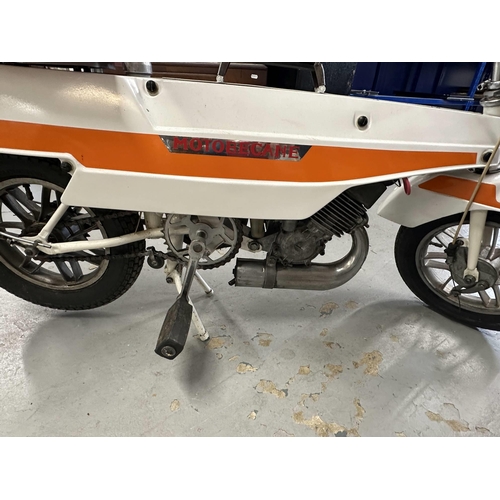 148 - Motorcycles: Motorcycles: A 1977 Mobylette, registration number TLM 745R, V5C showing four former ke... 