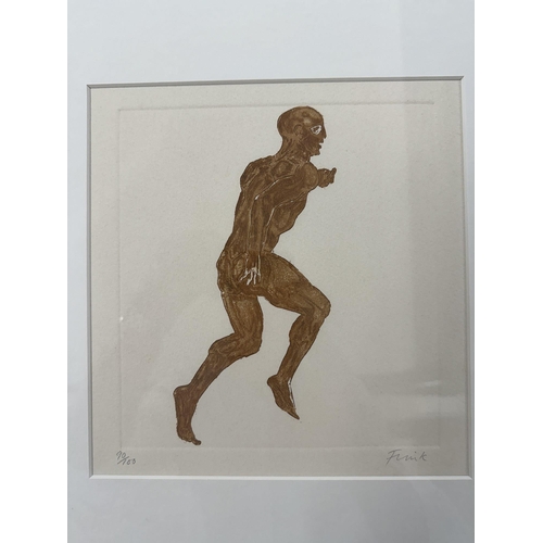 178 - * Dame Elizabeth Frink RA (1930-1990): Dame Elizabeth Frink RA (1930-1990): Etching in brown titled ... 