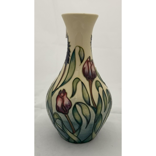 Ceramics Moorcroft Ella’s Dream vase in mint condition limited edition