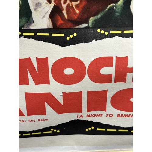 116 - MOVIES: MOVIES: Spanish promotional poster for A Night to Remember. 74cm x 109cm.... 