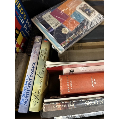 2 - MARITIME BOOKS: MARITIME BOOKS: Three boxes of mixed out of print volumes including We Dive at Dawn,... 