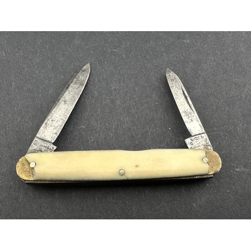 202 - WHITE STAR LINE: WHITE STAR LINE: Unusual R.M.S. Olympic souvenir penknife of the style purchased on... 