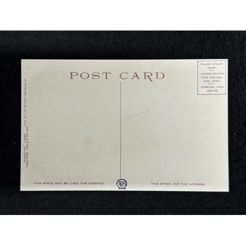 210 - WHITE STAR LINE: WHITE STAR LINE: Rare card of Olympic entering New York on her maiden voyage, belie... 