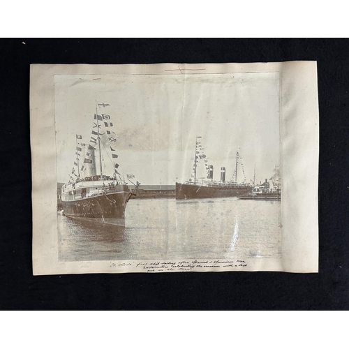 249 - THE GEORGE BOWYER ARCHIVE: THE GEORGE BOWYER ARCHIVE: White Star Line H.M.T Olympic photograph as a ... 