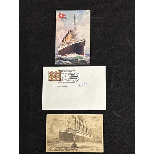 285 - R.M.S. OLYMPIC: R.M.S. OLYMPIC: Collection of period postcards including real photo and a cover sign... 