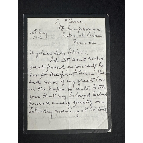 294 - R.M.S. TITANIC: R.M.S. TITANIC: Rare archive of four letters relating to First-Class passenger and s... 