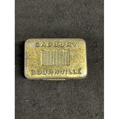 304 - R.M.S. TITANIC: R.M.S. TITANIC: Cadbury's Bournville advertising match tin. 6.5cm.... 