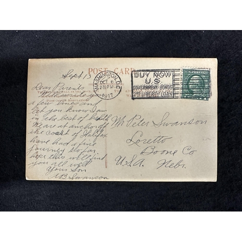 307 - R.M.S. CARPATHIA: R.M.S. CARPATHIA: Souvenir silk postcard from the R.M.S. Carpathia which navigated... 