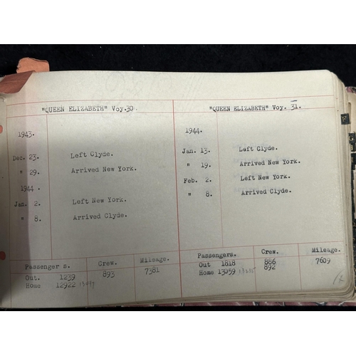 33 - CUNARD/WWII: CUNARD/WWII: Extremely rare Official Book from 1941 relating to The Liner Requisition S... 