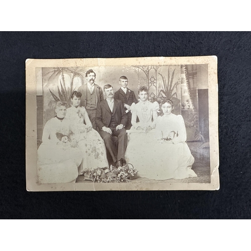 357 - R.M.S. TITANIC: Group photograph of Bedroom Steward Ernest Hamblyn from Plymouth who died in the dis... 