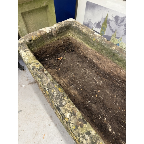 187 - Gardenalia: Gardenalia: Agricultural History 18th/19th century stone animal drinking trough, well we... 