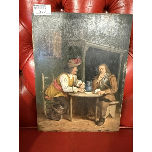 233 - Art: Art: E. F. Sweeney (British) Pair of oils on panel signed and dated 1904 lower right second Eng... 