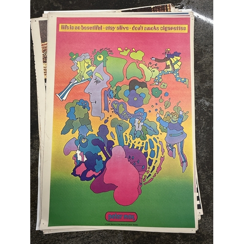 242 - Peter Max (1937 - ): Peter Max (1937 - ): Complete looseleaf 1990s poster book published by Crown Pu... 