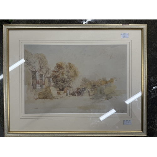 245 - British School: British School: Mid-20th cent. A group of mixed watercolours, various sizes, all fra... 