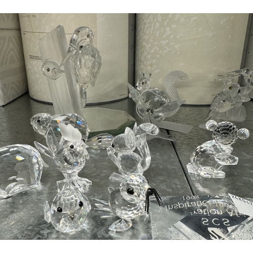 287 - Glassware: Swarovski crystal 