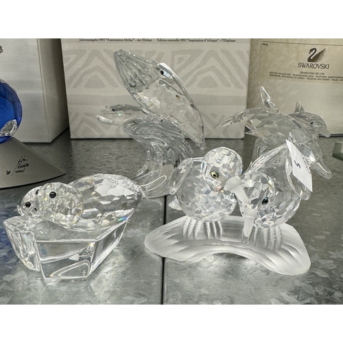 288 - Glassware: Swarovski crystal 