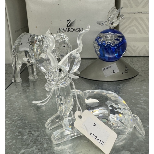 289 - Glassware: Glassware: Swarovski crystal 