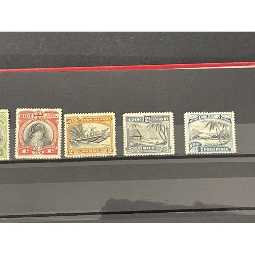 339 - Stamps Stamps: Commonwealth used and unused. Stanley Gibbons 32-leaf stockbook containing Australian... 