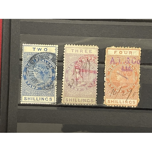 339 - Stamps Stamps: Commonwealth used and unused. Stanley Gibbons 32-leaf stockbook containing Australian... 