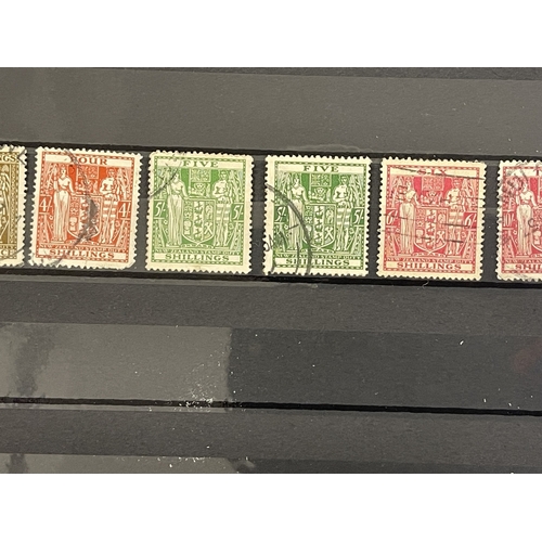 339 - Stamps Stamps: Commonwealth used and unused. Stanley Gibbons 32-leaf stockbook containing Australian... 