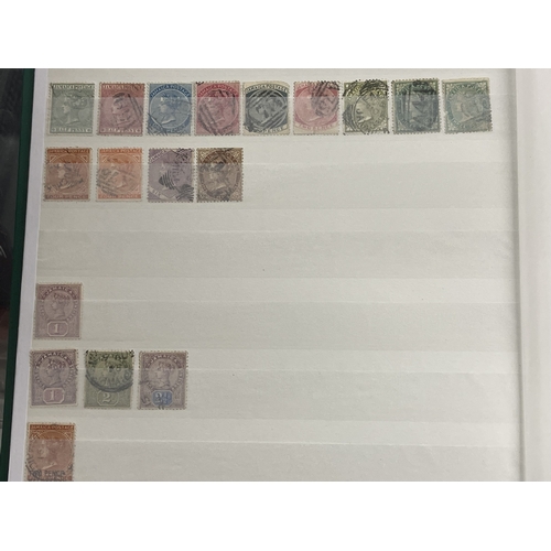 342 - Stamps Stamps: Commonwealth used and unused in four 16-leaf Stanley Gibbons stock books containing h... 