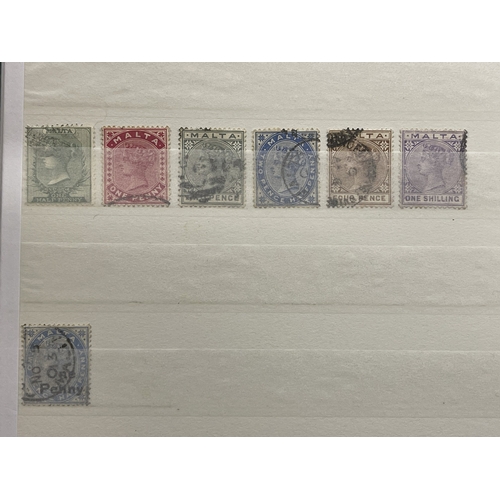 342 - Stamps Stamps: Commonwealth used and unused in four 16-leaf Stanley Gibbons stock books containing h... 