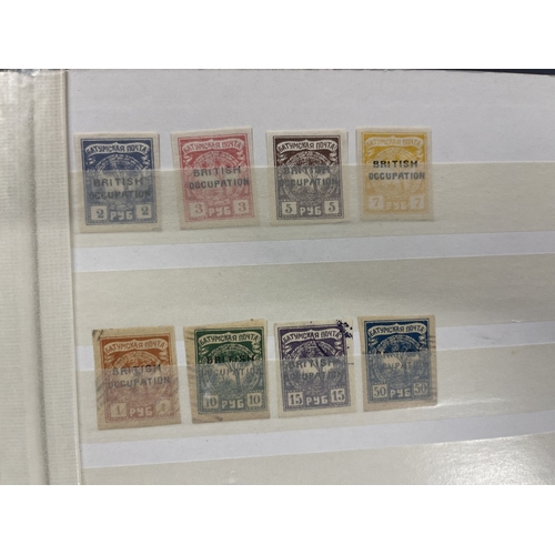 343 - Stamps Stamps: Commonwealth, four 32-leaf Stanley Gibbons stock books containing thousands of used a... 