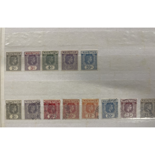 343 - Stamps Stamps: Commonwealth, four 32-leaf Stanley Gibbons stock books containing thousands of used a... 