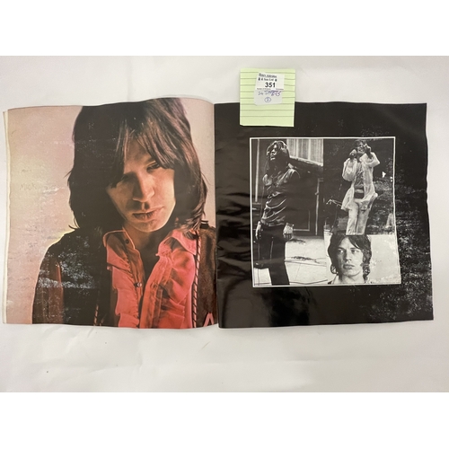 351 - Pop Memorabilia: Pop Memorabilia: The Rolling Stones autographs on a concert programme 1970s signed ... 