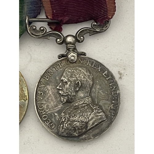 369a - Militaria: Militaria: A George V Long Service & Good Conduct medal, a Victory medal and a 1914-1... 