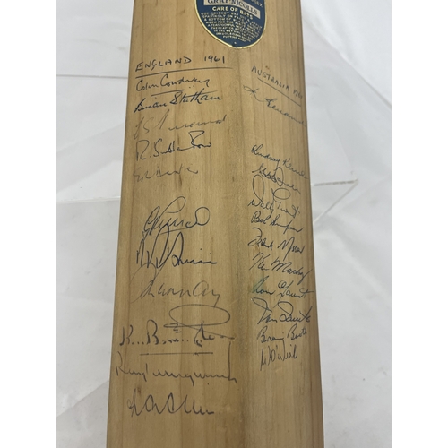 379 - Sporting Memorabilia: Sporting Memorabilia: Gray-Nicolls cricket bat signed by the South African tea... 