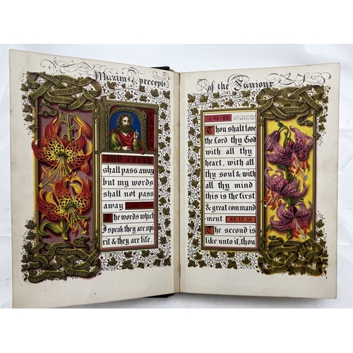 387 - Books Books: Henry Noel Humphreys ''Maxing and Precepts of the Saviour''. Heavily illustrated throug... 