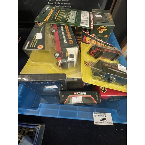 396 - Toys & Games: Toys & Games: Collectable diecast models selection of Corgi, Eddie Stobart lorries... 