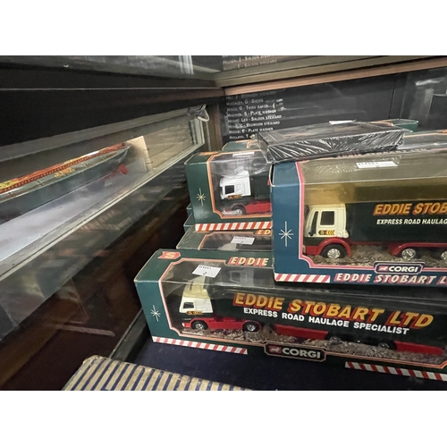 398 - Toys & Games: Toys & Games: Collectable die-cast models, selection of Corgi, Eddie Stobart Ltd, ... 