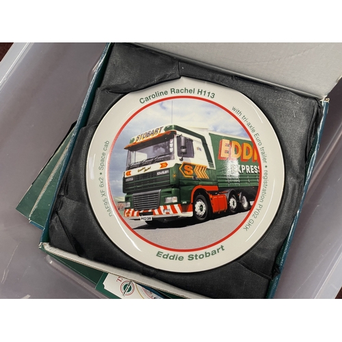 419 - Ceramics: Ceramics: Collection of Atlas Edition Eddie Stobart collectors' plates. (31)