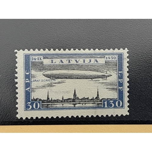 468 - Stamps: Stamps: Airship Postal History Second World War, Third Reich. An album containing many items... 