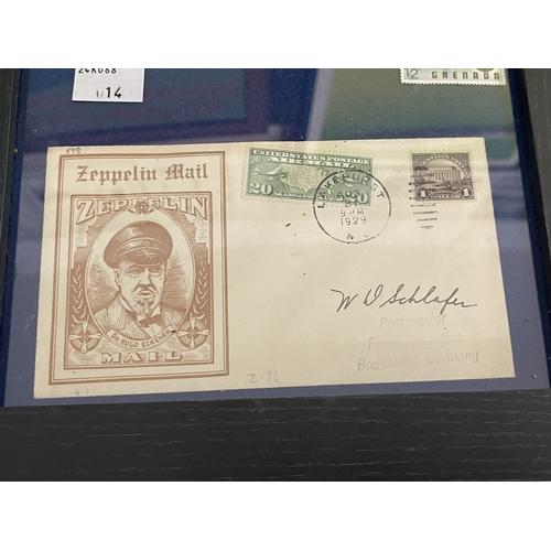 473 - Zeppelin/Postal History: Zeppelin/Postal History: Zeppelin cover postal cancellation Lakehurst 9pm A... 