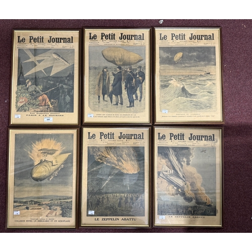 496 - Airship/Zeppelin Memorabilia: Airship/Zeppelin Memorabilia: Le Petit Journal 1909-1915 colour front ... 