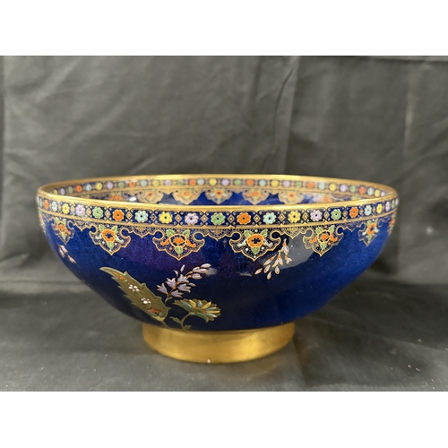 564 - Ceramics: Ceramics: Carlton ware footed bowl circa 1920-30, highlighted with gilt width 25cm and hei... 